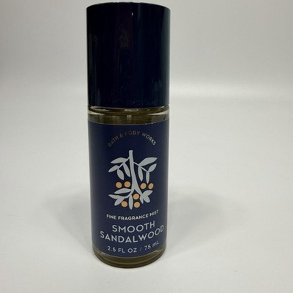 Bath & Body Works Smooth Sandalwood Fragrance Body Mist Travel Size 2.5 oz NEW